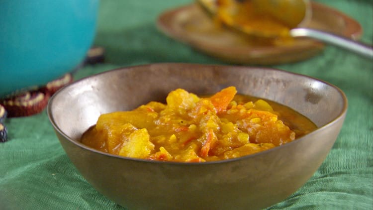 Pumpkin Vegetable Curry Stew