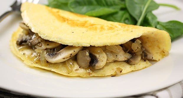 Mushroom Omelet Breakfast Recipe