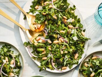 Lemony White Bean Salad with Broccoli