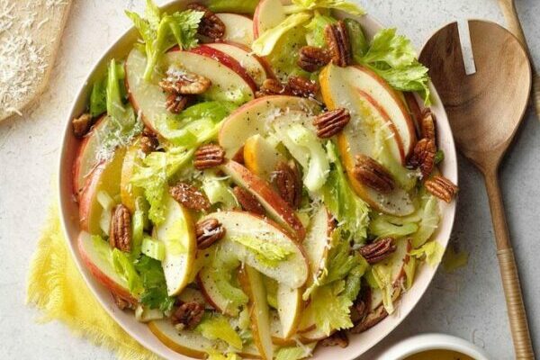 Pear Apple and Celery Salad